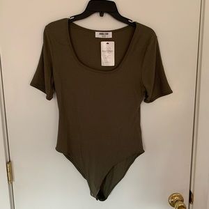 Olive Green Body Suit